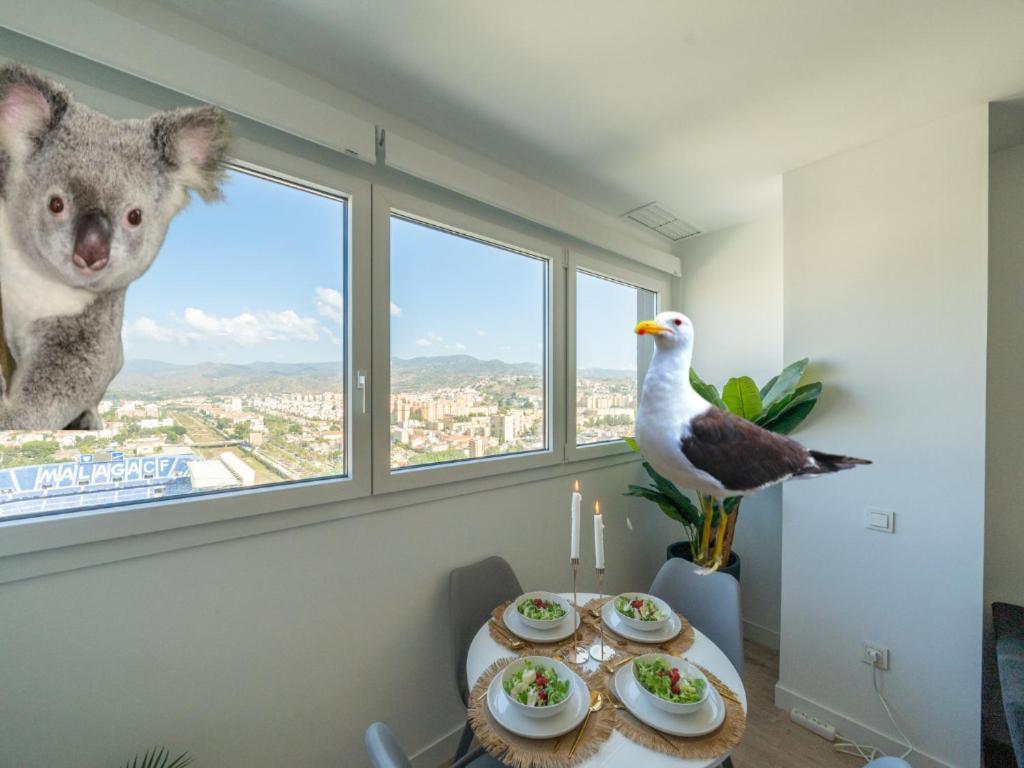 Ferienwohnung Xpce Urban 4 Malaga Skyline - Free Parking Exterior foto